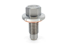Load image into Gallery viewer, HPS Performance MDP-M12x175 HPS 304 stainless steel magnetic drain plug with 5000 gauss neodymium magnet.