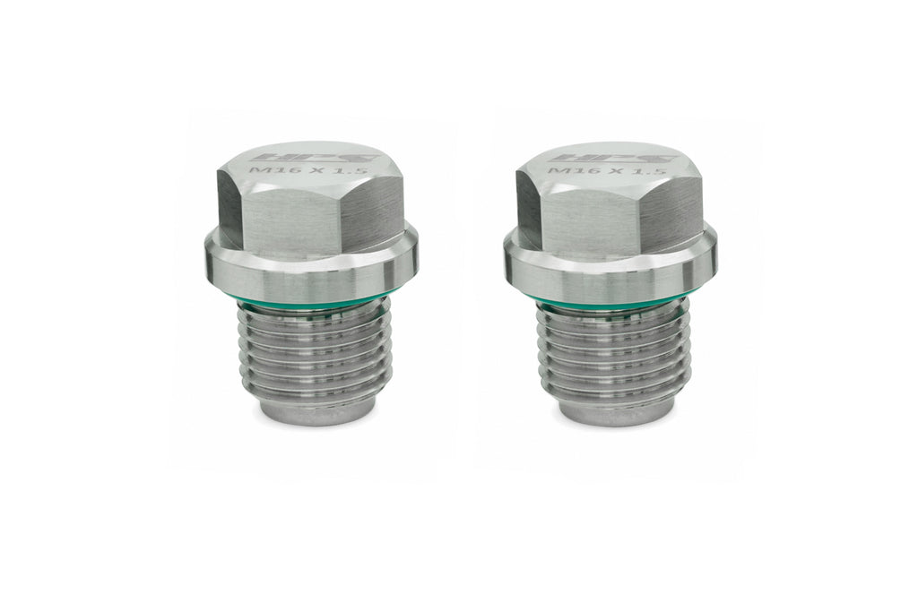 HPS Performance MDPK-101 HPS 304 stainless steel magnetic drain plug kit w/ 5000 gauss neodymium magnets