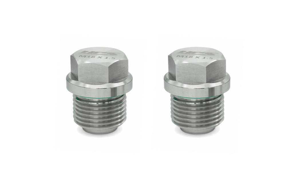 HPS Performance MDPK-102 HPS 304 stainless steel magnetic drain plug kit w/ 5000 gauss neodymium magnets