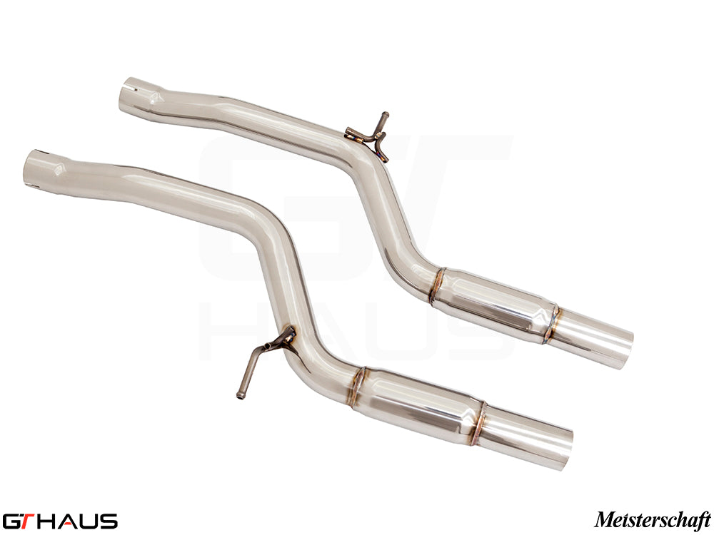 Audi RS5 Coupe 2013-2017 Full Cat-Back front + mid Bolt on Pipe (V8 Only)