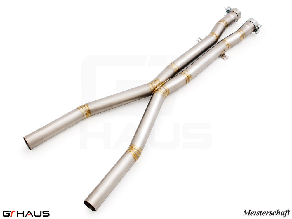 BMW E60 M5 Sedan 2006-2010 Section 2 (replace resonator w/ X-Pipes)