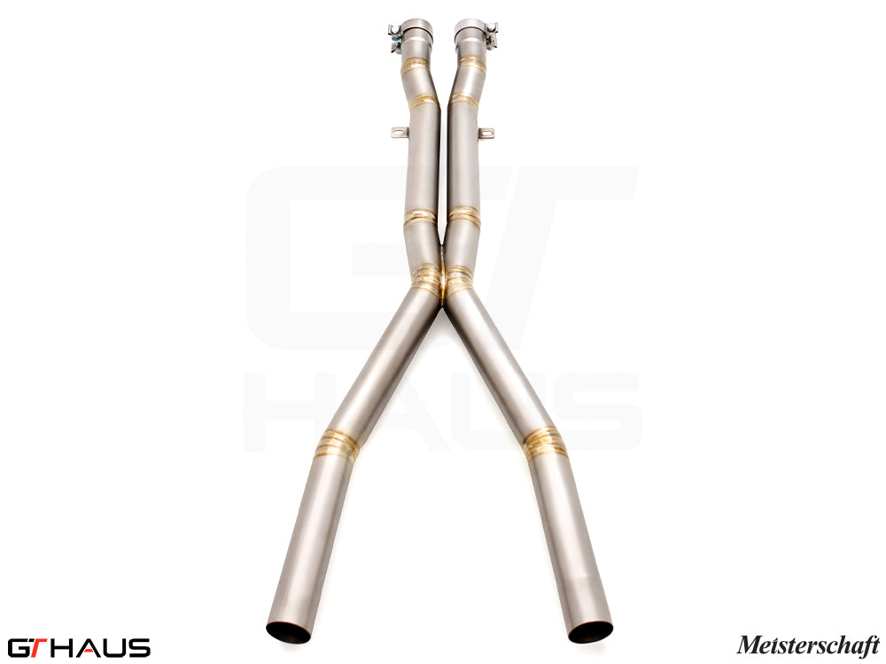 BMW E60 M5 Sedan 2006-2010 Section 2 (replace resonator w/ X-Pipes)