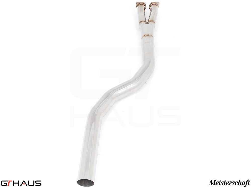 BMW F10 5 Series 2011-2016 Full Cat-Back (Resonator Delete) Bolt-On Pipe (LXR) 4Tip application (required)
