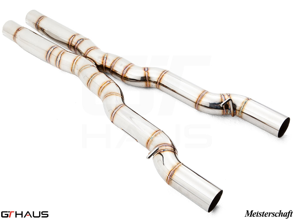 BMW F10 5 Series 2011-2016 Cat-Back Mid Resonator Delete X Pipe (550i model only)