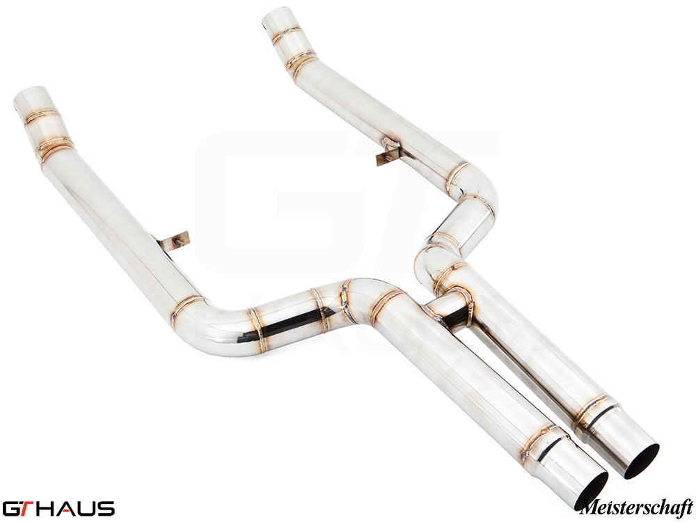 BMW F12/F13 6 Series 2012-2018 Bolt-on Front Pipe (avoid cutting) 650i only