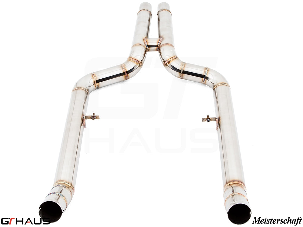 BMW F12/F13 6 Series 2012-2018 Bolt-on Front Pipe (avoid cutting) 650i only