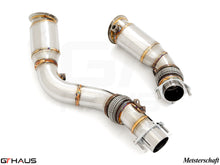 Load image into Gallery viewer, BMW F87 (M2 / M2 Competition / M2 CS Coupe) M2 C/CS (Coupe/S55) 2019-2022 Down Pipes OBD2 - 400 CEL Sport Cats (90mm piping) (S55)