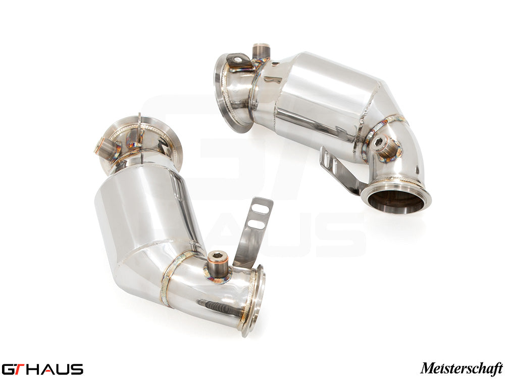 BMW F95 X5M LCI SAV 2024+ Down Pipes OBD2 - 400 CEL Sport Cats (90mm piping)