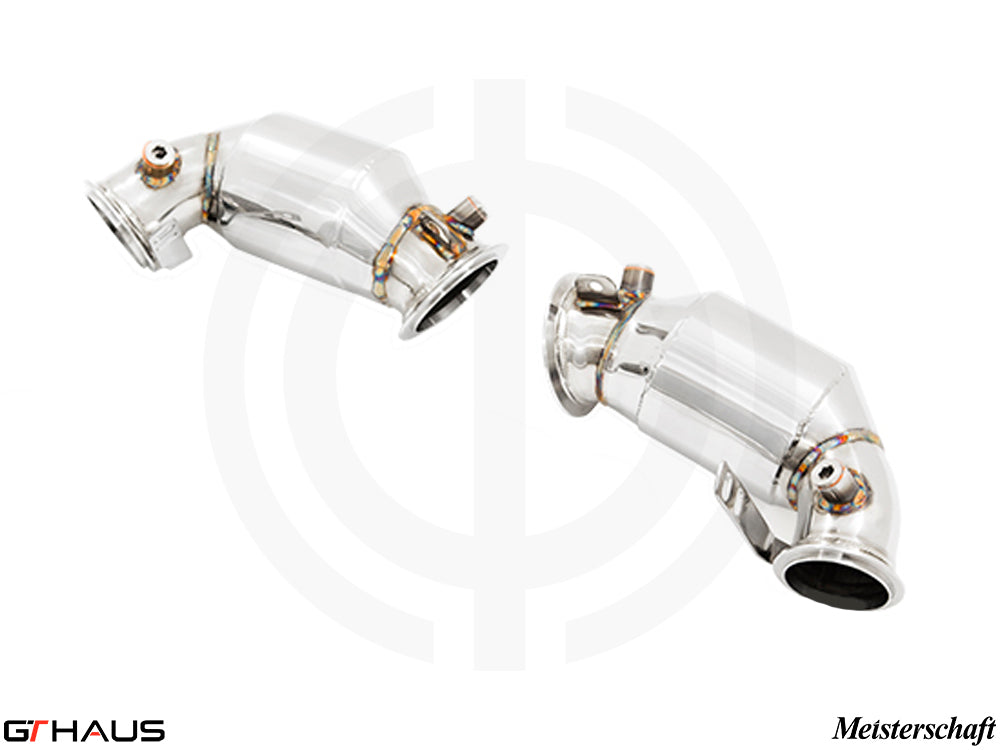 BMW F95 X5M SAV 2020+ Down Pipes OBD2 - 400 CEL Sport Cats (90mm piping)