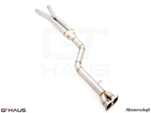 Load image into Gallery viewer, BMW F98 X4M SAV 2019-2021 Full Cat-Back 90mm SINGLE LX mid Resonator Delete pipes