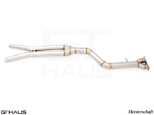 Load image into Gallery viewer, BMW F98 X4M SAV 2019-2021 Full Cat-Back 90mm SINGLE LX mid Resonator Delete pipes