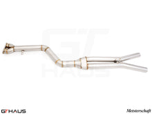 Load image into Gallery viewer, BMW F98 X4M SAV 2019-2021 Full Cat-Back 90mm SINGLE LX mid Resonator Delete pipes