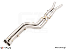 Load image into Gallery viewer, BMW F98 X4M SAV 2019-2021 Full Cat-Back 76mm DUAL LSR mid Resonator Delete pipes