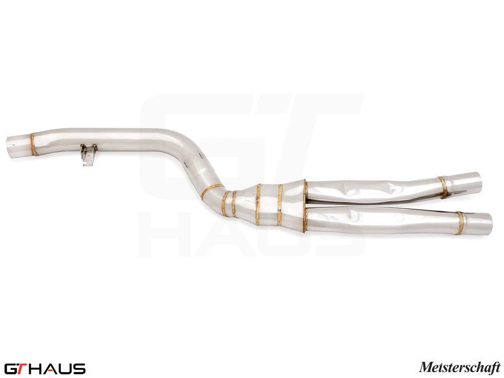 BMW G20 3 Series 340i/xi/(M340i) I-6 (B58) 2019+ Full Cat-Back LSR Mid Resonator Delete Pipes (B58 model only)