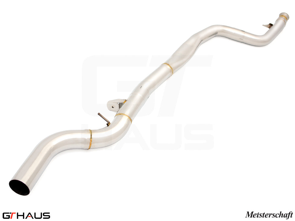 BMW G22/G23 4 Series 420i/430i/xi I-4 (B48) 2022+ Full Cat-Back LSR Mid Resonator Delete Pipes (B48 model only)