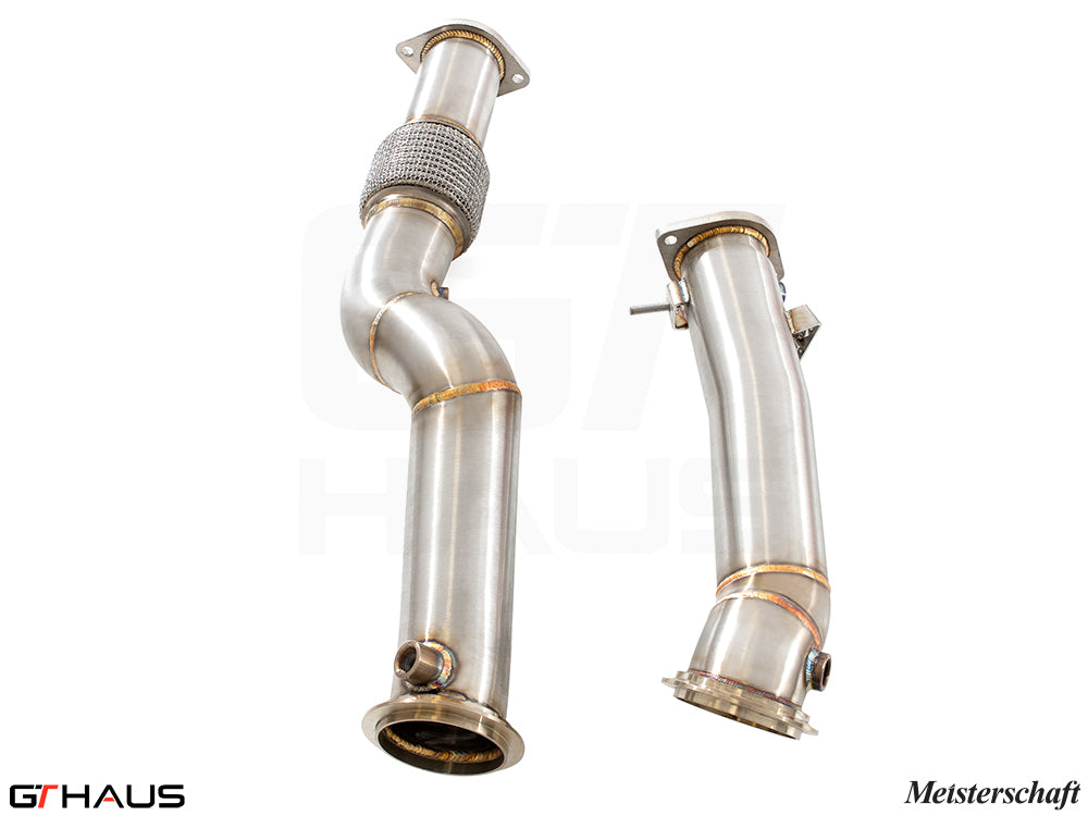 BMW G87 (M2/M2 Competition) 2023+ Down Pipes OBD2 - 400 CEL Sport Cats (90mm piping)