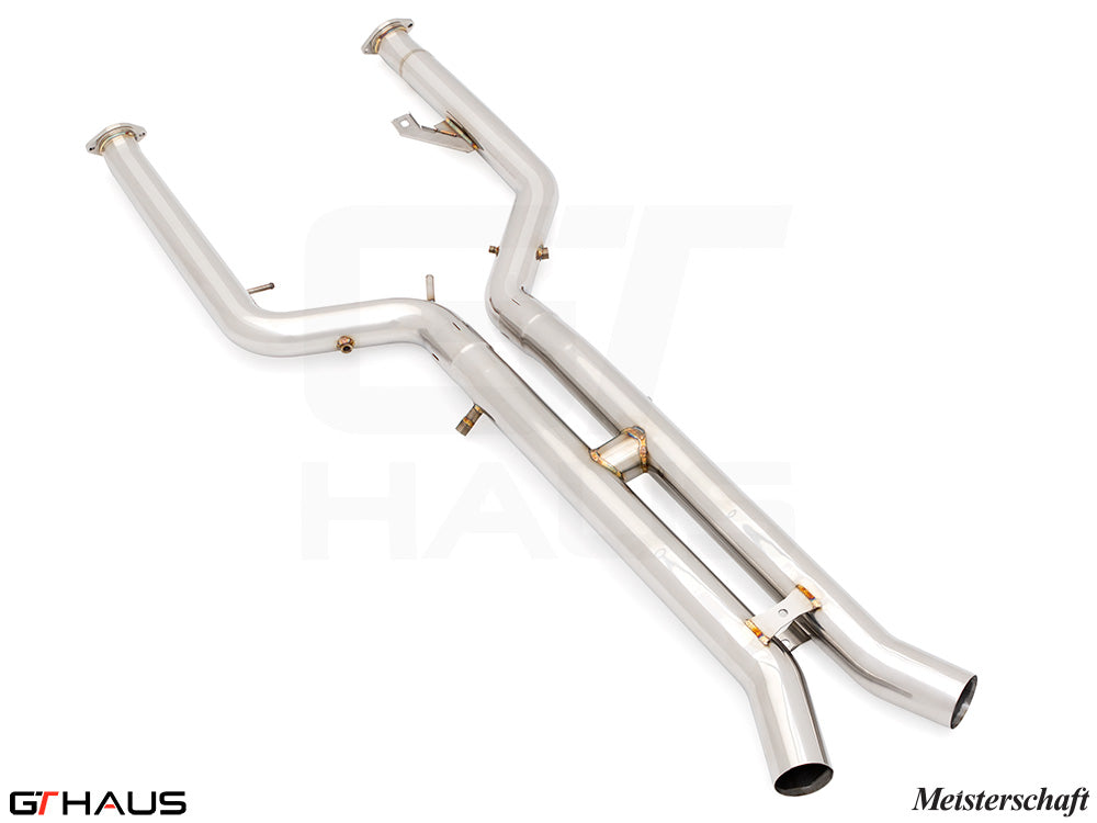 BMW G87 (M2/M2 Competition) 2023+ Full Cat-back LX pipes (Dual 76mm piping)