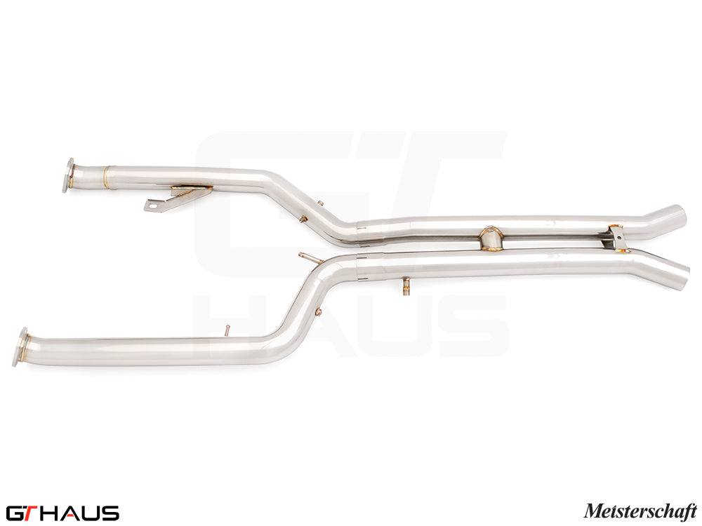 BMW G87 (M2/M2 Competition) 2023+ Full Cat-back LX pipes (Dual 76mm piping)