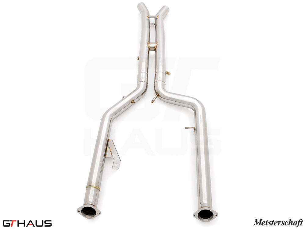 BMW G87 (M2/M2 Competition) 2023+ Full Cat-back LX pipes (Dual 76mm piping)