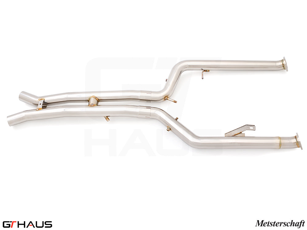 BMW G87 (M2/M2 Competition) 2023+ Full Cat-back LX pipes (Dual 76mm piping)