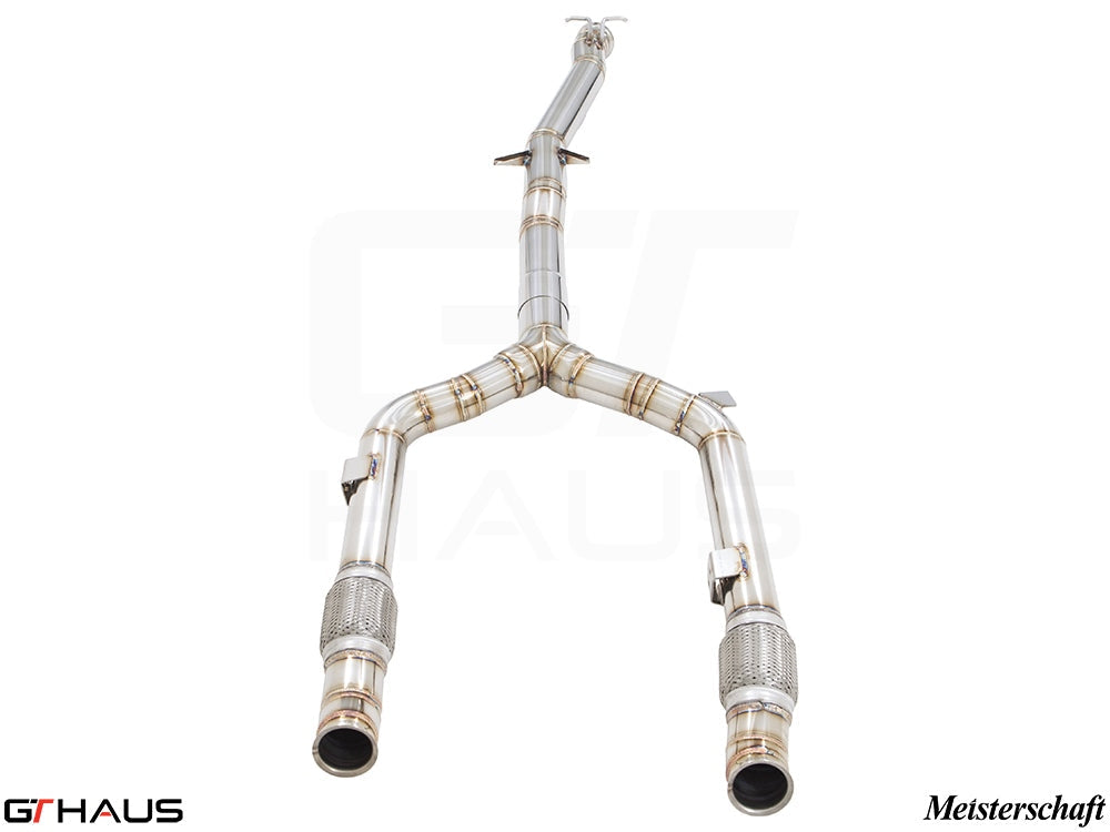 Mercedes-Benz W205 C-Sedan 2015-2021 C400/450/43 Cat-Back LSR pipe (Middle section) LSR Full (Front + Mid) Cat-back pipes