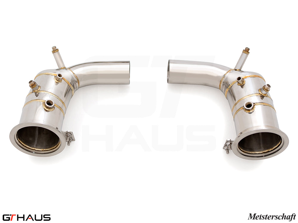 Porsche 911 (992 Chassis) 2019-2024 Down Pipes OBD2 - 400 CEL Sport Cats