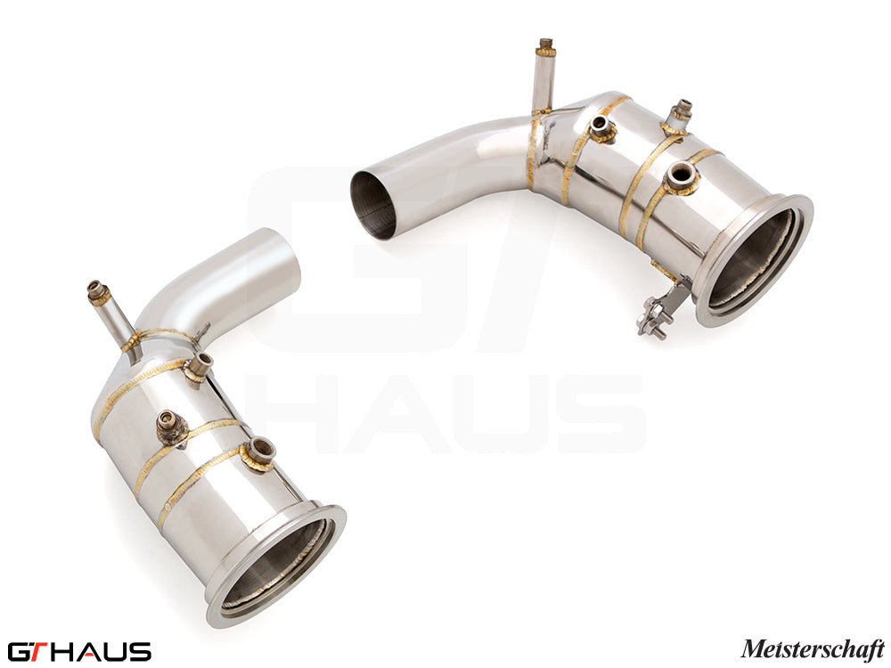 Porsche 911 (992.2) 2025+ Down Pipes OBD2 - 400 CEL Sport Cats