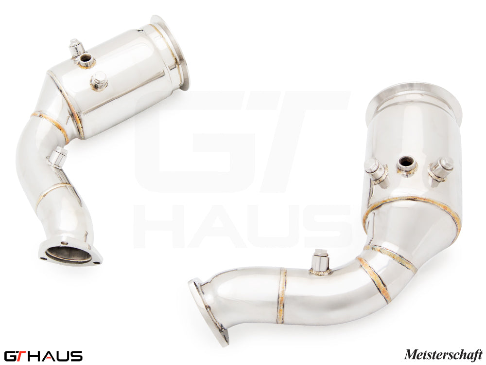 Porsche Cayenne SUV / Coupe (3rd GEN Facelift) 2024+ Down Pipes OBD2 - 400 CEL Sport Cats