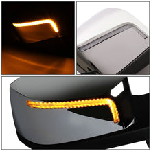 Load image into Gallery viewer, 04-18 Volvo VN Series Chrome Sequential LED Hood Mirror Manual