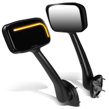 Load image into Gallery viewer, 08-17 Freightliner Cascadia Manual Hood Mirror with LED Sequential Lights