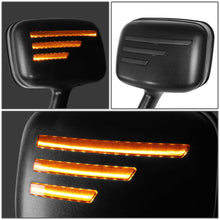 Load image into Gallery viewer, 2008-2017 Freightliner Cascadia Hood Mirror Manual Amber LED