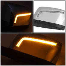 Load image into Gallery viewer, 18-21 Volvo VNL Hood Mirror w/ Amber LED Turn Signals - Chrome