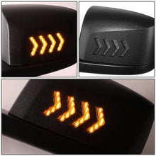 Load image into Gallery viewer, 2018-2021 Volvo VNL Hood Mirror with Amber LED Arrow Turn Signal