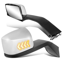 Load image into Gallery viewer, 2018-2021 Volvo VNL Hood Mirror with Amber LED Arrow-Chevron