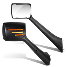 Load image into Gallery viewer, 2013-2021 Peterbilt 579 587 Kenworth T680 Signal Bar Style LED Hood Mirror
