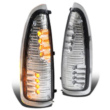 Load image into Gallery viewer, 00-07 Ford F-250 F-350 Towing Mirror Side Lights - Chrome/Amber LED