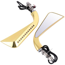 Load image into Gallery viewer, Motorcycle Rose Gold Rearview Mirror