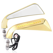 Load image into Gallery viewer, Motorcycle Rose Gold Rearview Mirror