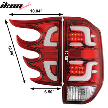 Load image into Gallery viewer, 2014-2016 Toyota Tundra CR Clear Lens Red Housing LED Tail lights 4PC