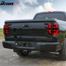 Load image into Gallery viewer, 2014-2016 Toyota Tundra BR Clear Lens Black Housing Tail lights Bar