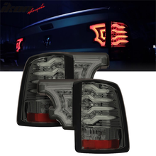 Load image into Gallery viewer, 2009-2016 Dodge RAM Smoke Lens Chrome Housing LED Tail Lights