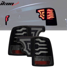 Load image into Gallery viewer, 2009-2016 Dodge RAM Smoke Lens Black Housing LED Tail Lights