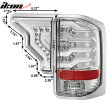 Load image into Gallery viewer, 2014-2019 GMC Sierra 1500 2500 3500 Replacement LED Tail Lights