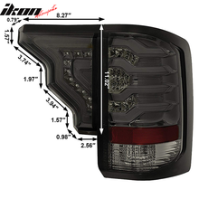 Load image into Gallery viewer, 2014-2019 GMC Sierra S Style Smoke Lens LED Tail Lights Lamps 4PC