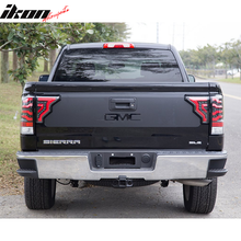 Load image into Gallery viewer, 2014-2019 GMC Sierra Clear Lens Black Housing Red Bars LED Tail Lights