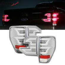 Load image into Gallery viewer, Fits 09-14 Ford F150 Sequential Tail Lights Clear Lens Housing