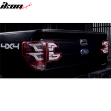 Load image into Gallery viewer, Fits 09-14 Ford F150 Sequential LED Tail Lights Clear Lens Red Housing