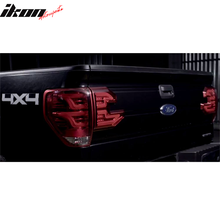 Load image into Gallery viewer, Fits 09-14 Ford F150 Sequential LED Tail Lights Red Lens Clear Housing