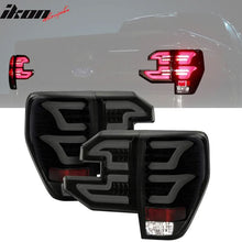 Load image into Gallery viewer, 2009-2014 Ford F150 Sequential Smoke Lens Housing LED Tail Lights