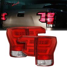 Load image into Gallery viewer, 2007-2013 Toyota Tundra Sequential Red Lens Clear Housing Tail Lights